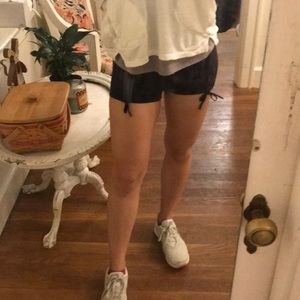 Size 4 lululemon black biker shorts